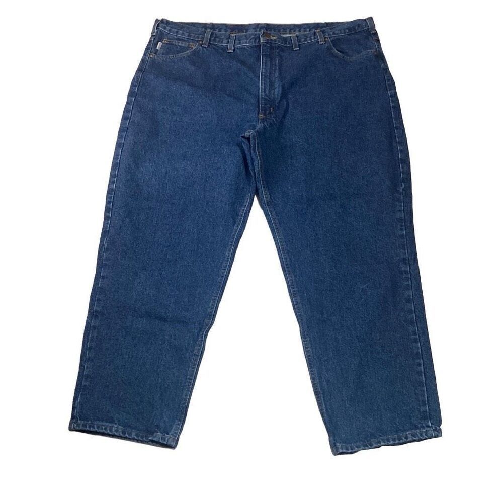 Carhartt Mens Jeans 48x30 B17 DST Relaxed Fit Tapered Leg Denim Jeans * EUC *